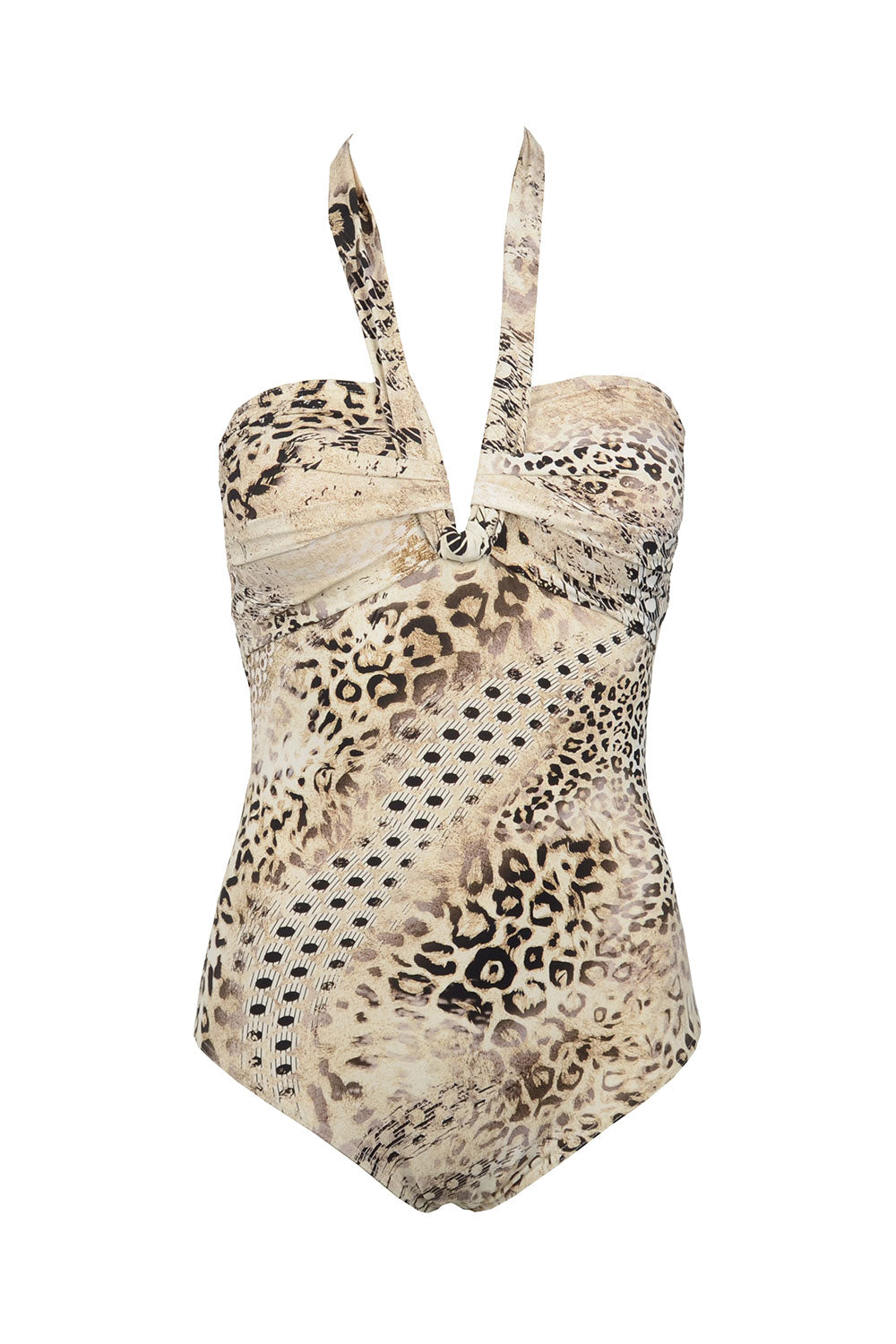 Corfu Bandeau V-Shape Swimsuit