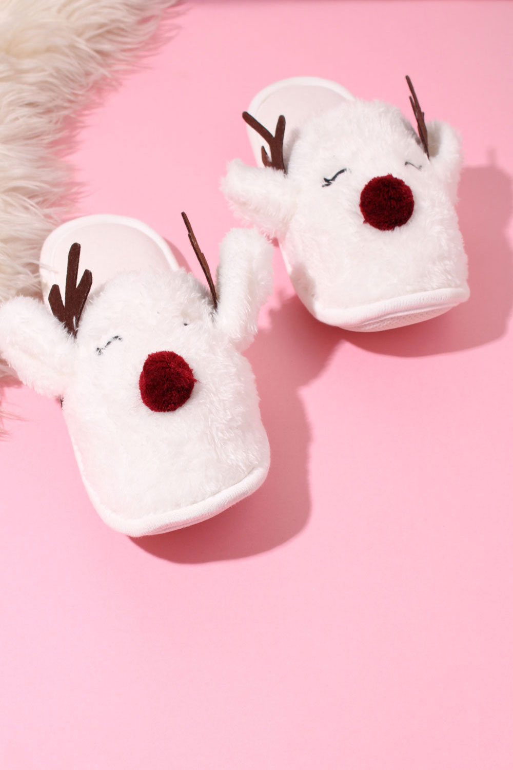 Cozy Reindeer Slippers