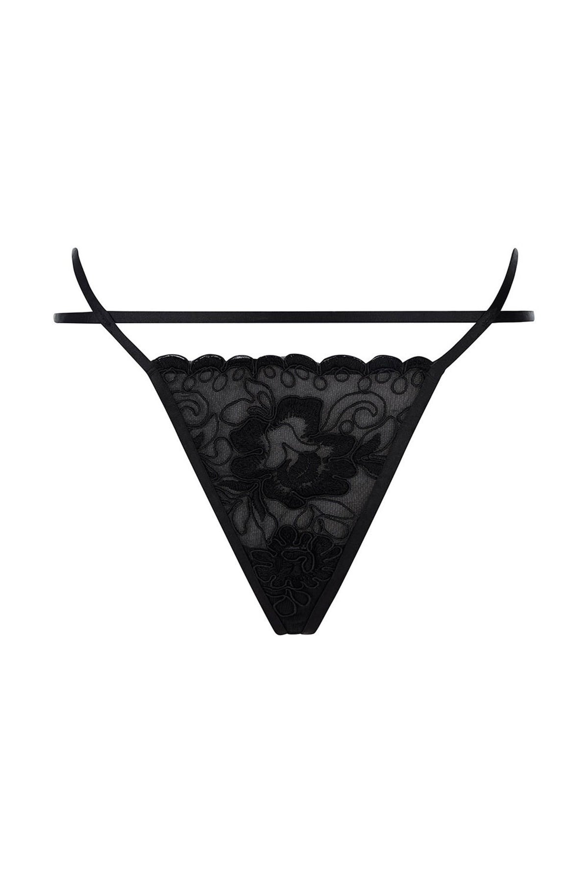 White Smoke Harlow Lace Halter Bra and Thong Set