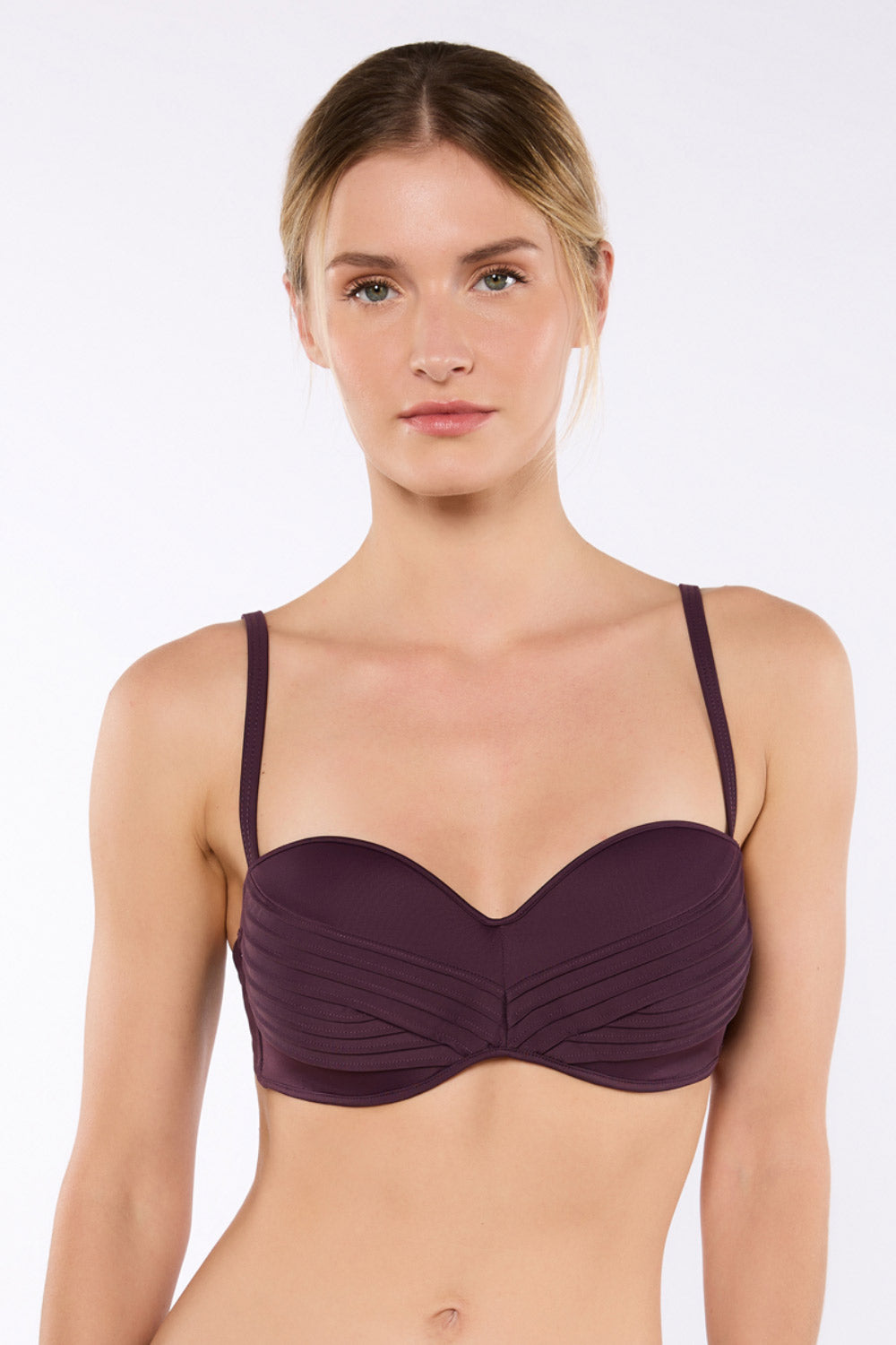 Olaya Strapless Draped Bikini