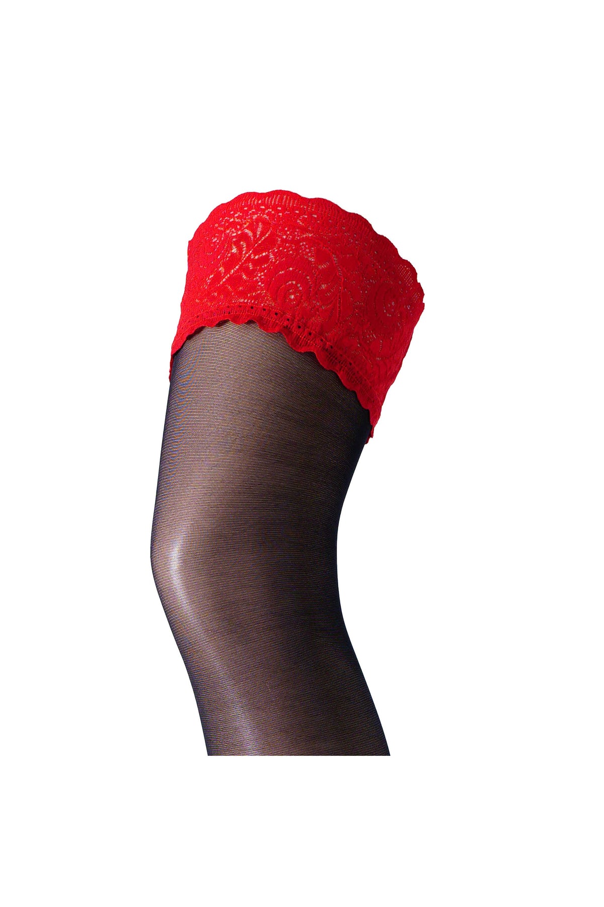 Trasparenze Rosy Bi Colour Lace Top Hold-Ups