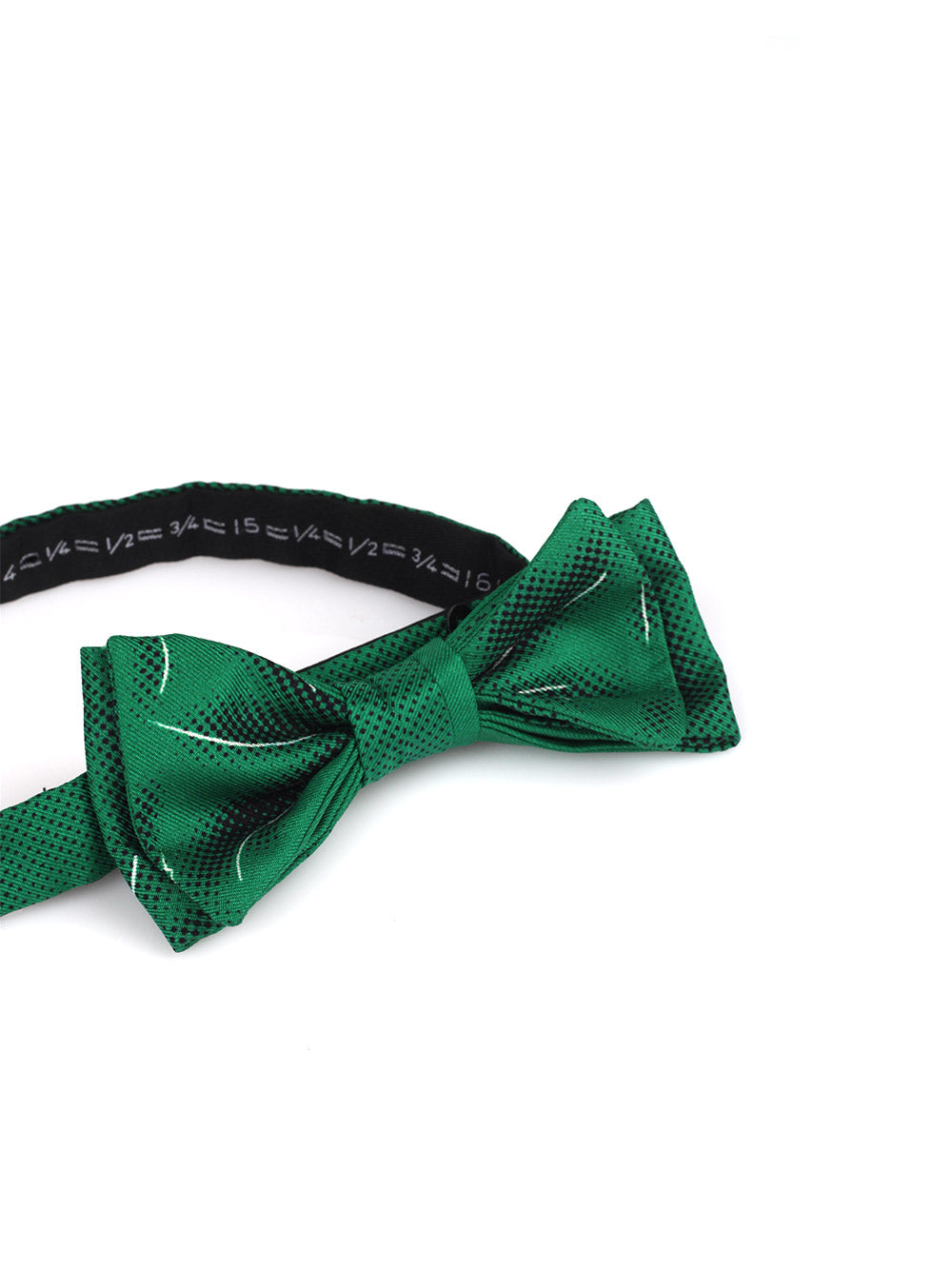 ABSTRACT GREEN BOW TIE
