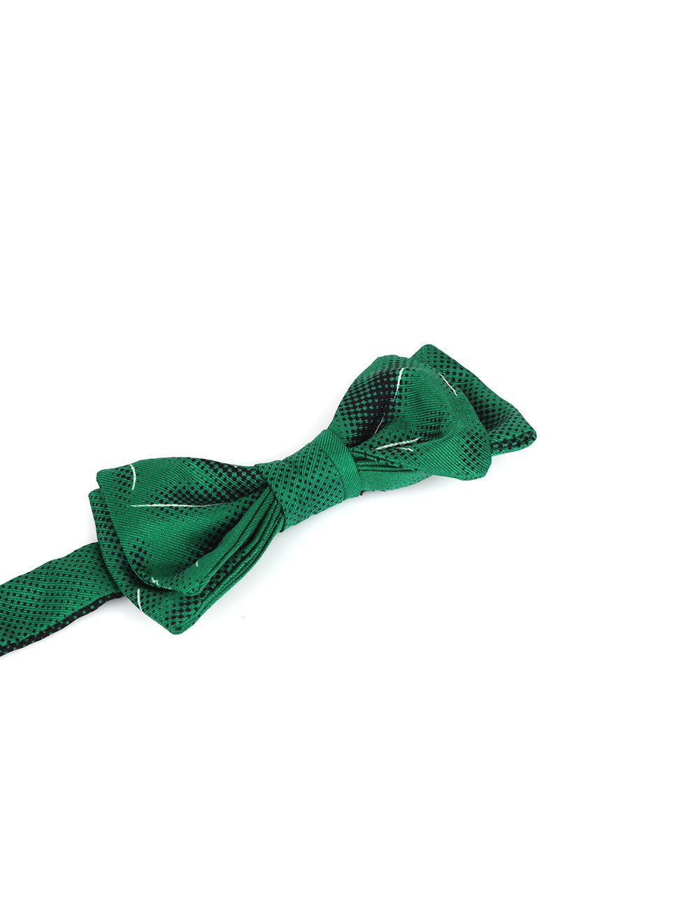 ABSTRACT GREEN BOW TIE